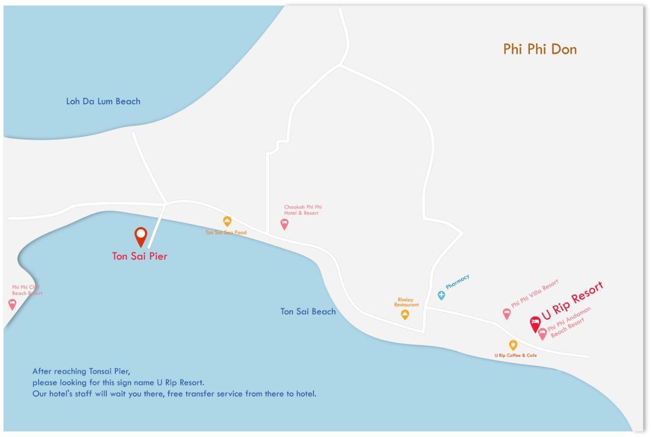 U Rip Resort Phi Phi Hotel Eksteriør bilde